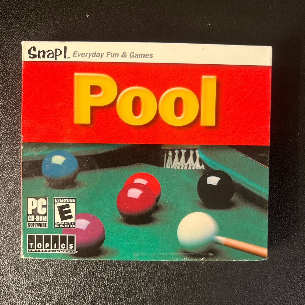 Snap Pool (PC, 2003) New Sealed W/Slipcover